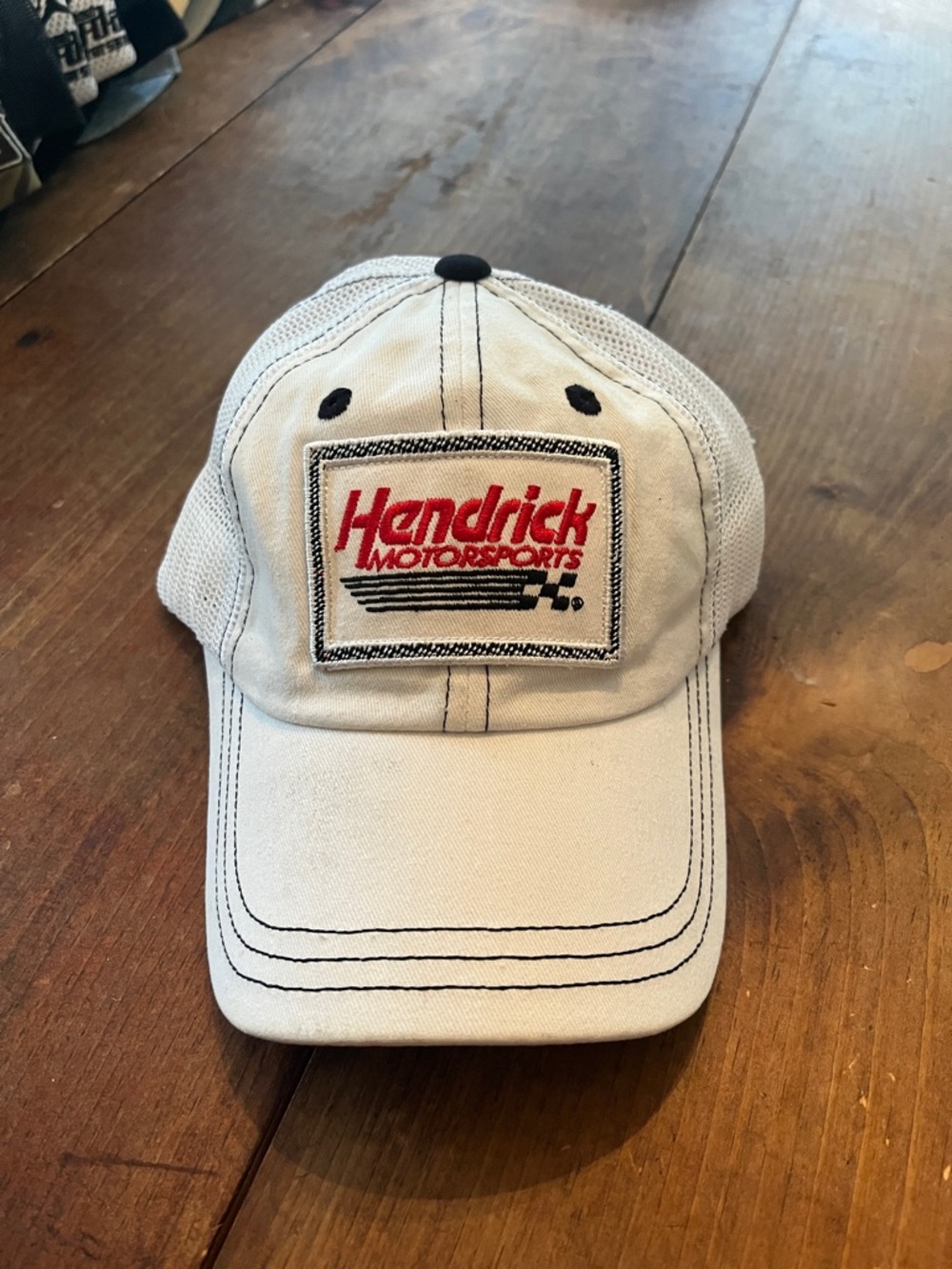 White Mesh Back Baseball Cap
